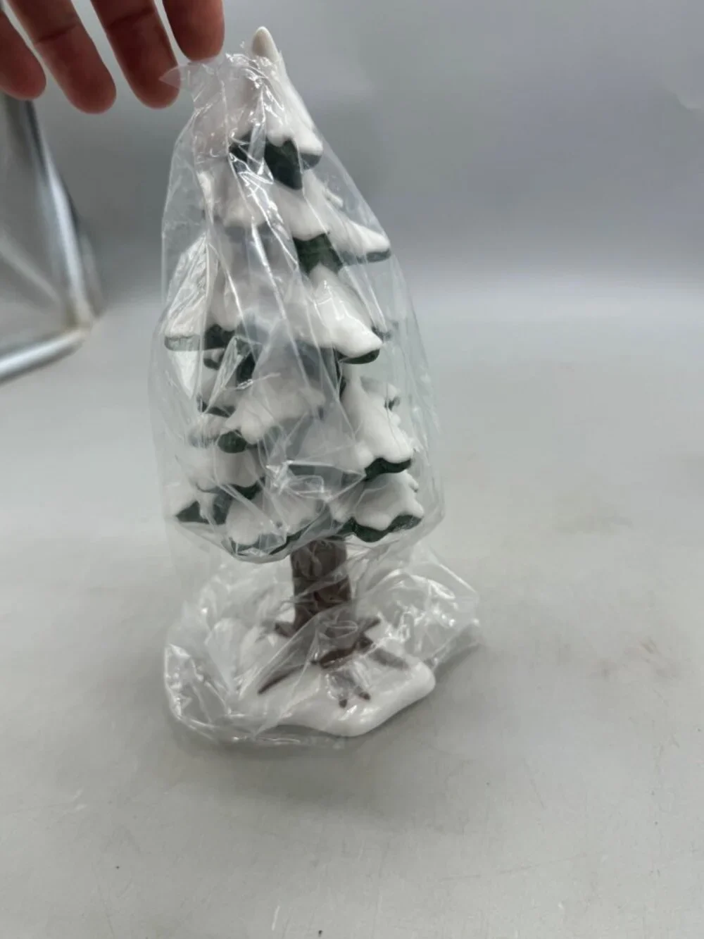 Department 56 Snowy Pine Tree Figurine Used READ